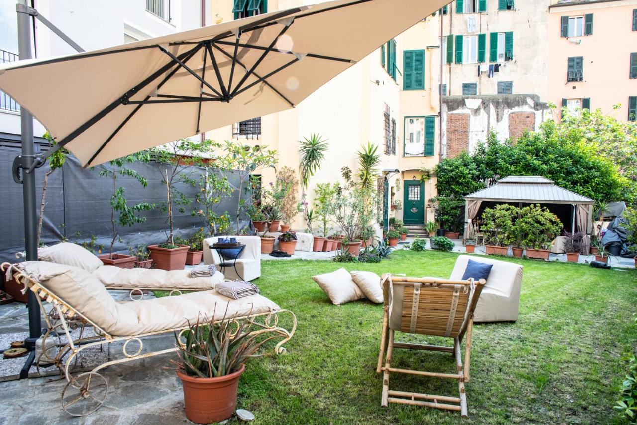 Giardino In Centro Storico -Appartamento Con Giardino, Genova Centro Storico, Acquario Eksteriør bilde